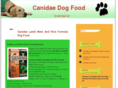 canidaedogfood.net