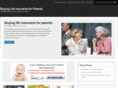 buyinglifeinsuranceforparents.org