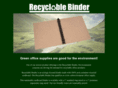 recyclablebinder.com