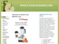 wholefoodblender.com