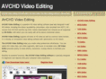 avchdvideoediting.com