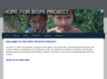 hopeforboysproject.com