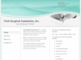firstsurgicalassistants.com