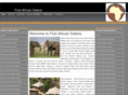 firstafricansafari.com
