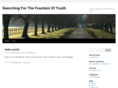 searchingforthefountainofyouth.com