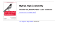 mysqlhighavailability.com