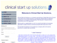 clinicalstartupsolutions.com