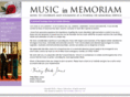 musicinmemoriam.com