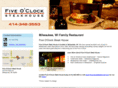 fiveoclocksteakhousemilwaukee.com