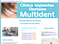 clinicaimplantesdentalesmultident.com