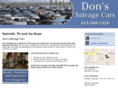 donssalvagecars.com