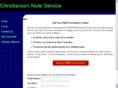 christiansonnoteservice.com
