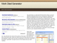 workcitedgenerator.info