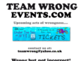 teamwrongevents.com