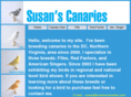 susanscanaries.com