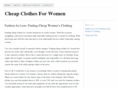cheapclothesforwomen.net