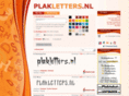 plakletters.nl