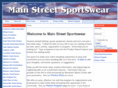 mainstreetsportswear.com