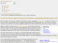 lightweightbackpackingtent.com