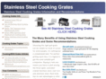 stainlesssteelcookinggrates.com