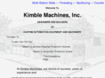 kimblemachines.com