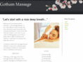 gothammassage.com