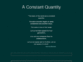 aconstantquantity.com