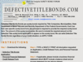 defectivetitlebonds.com