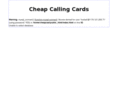 cheap-calling-card.com