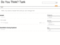 doyouthinktank.com