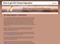 dirtcheapcigarettes.org