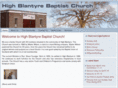 highblantyrebaptistchurch.com