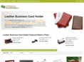leatherbusinesscardholder.net