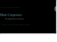 mattcarpenter.com