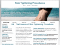 skintighteningprocedures.net