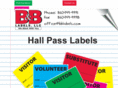 hallpasslabel.com