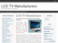 lcd-tv-manufacturers.com