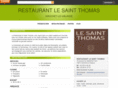 restaurant-le-saint-thomas.com