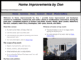 homeimprovementsbydon.com