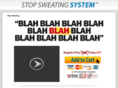 stopsweatingsystem.com