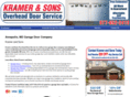 kramerandsonsoverheaddoors.com