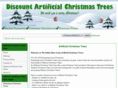 discountartificialchristmastrees.com