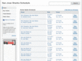 sanjosesharksschedule.org