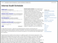 internalauditschedule.info