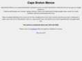 capebretonmenus.com