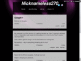 nicknameless270.com