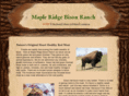 mapleridgebisonranch.com