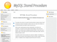 mysqlstoredprocedure.com
