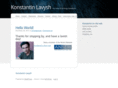 konstantinlavysh.com