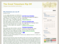 thegreattimeshareripoff.com